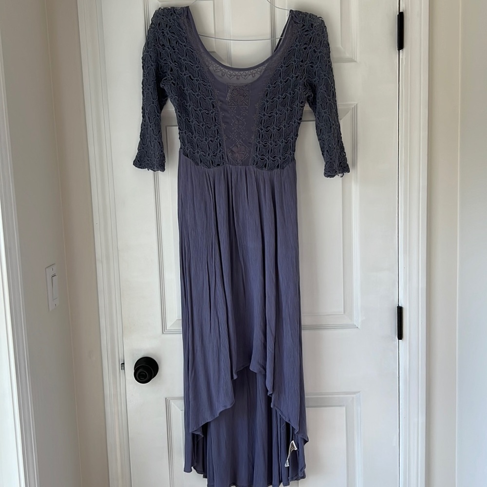 Free People Midi High-Low Dress